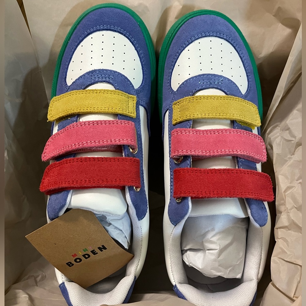 Mini Boden multicolor Kids Sneakers | size 35
